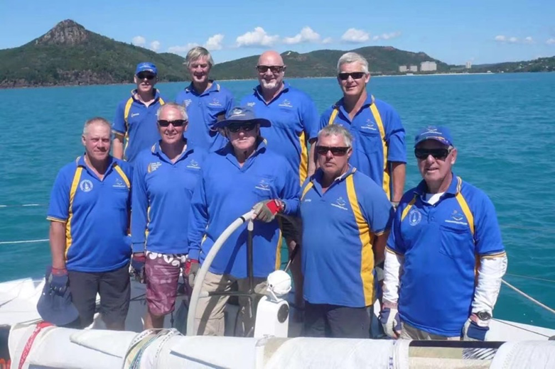 澳大利亚队在帆船比赛中获奖